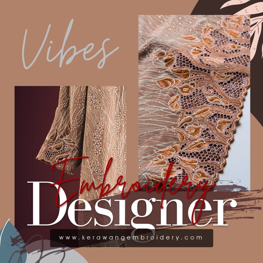 Kurung Moden Eksklusif Bersulam Kerawang Sarang Lebah 07