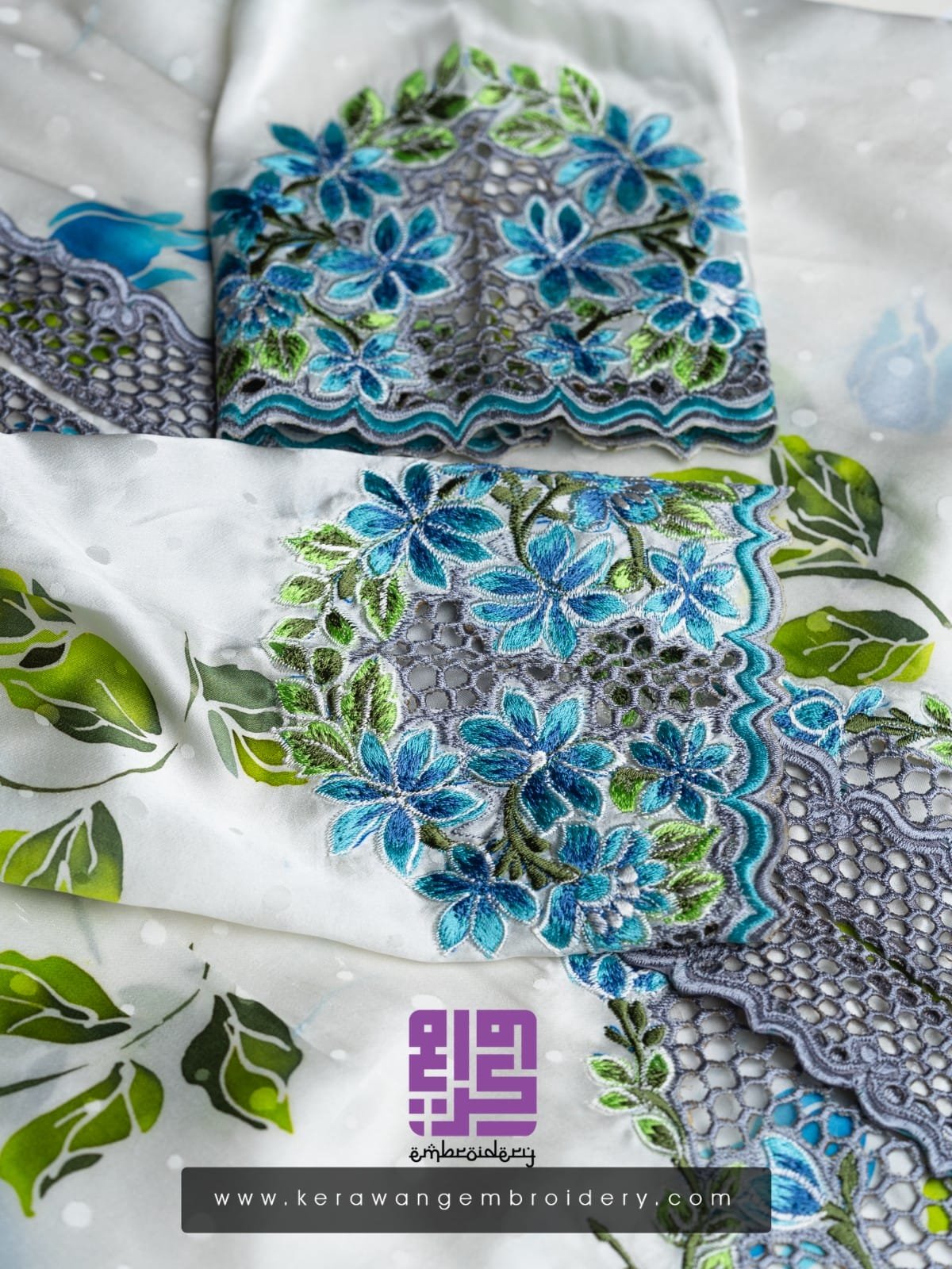 Kebaya Tradisi Motif Magnolia Flower-03